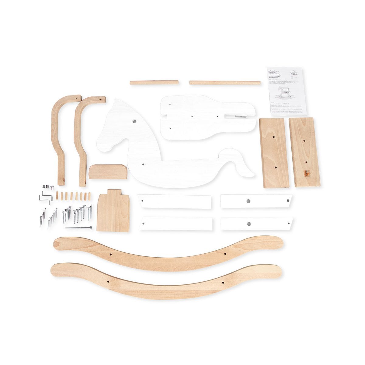 Pinolino Hobbypaard – Wit/Naturel