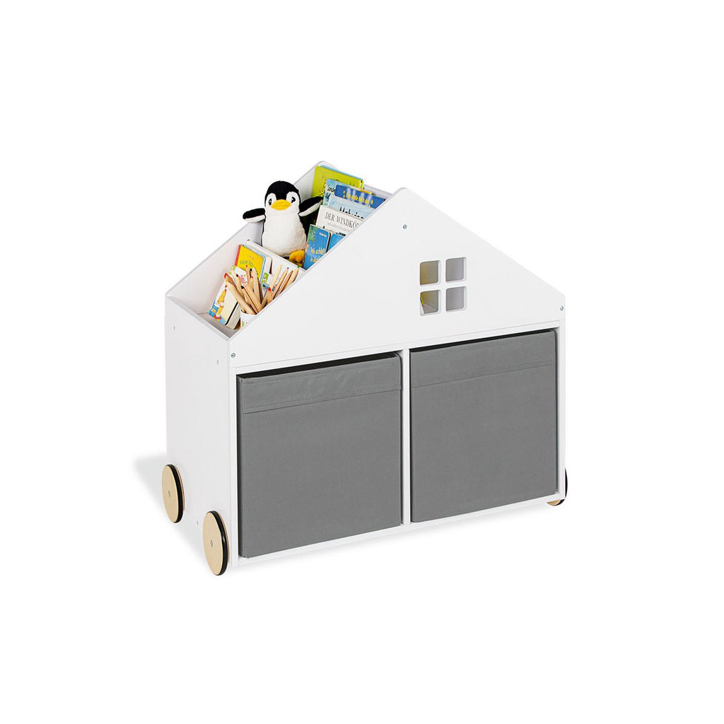 Houten boekenkast huis