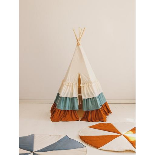 Moi Mili Ronde Speelmat Candy – Blauw
