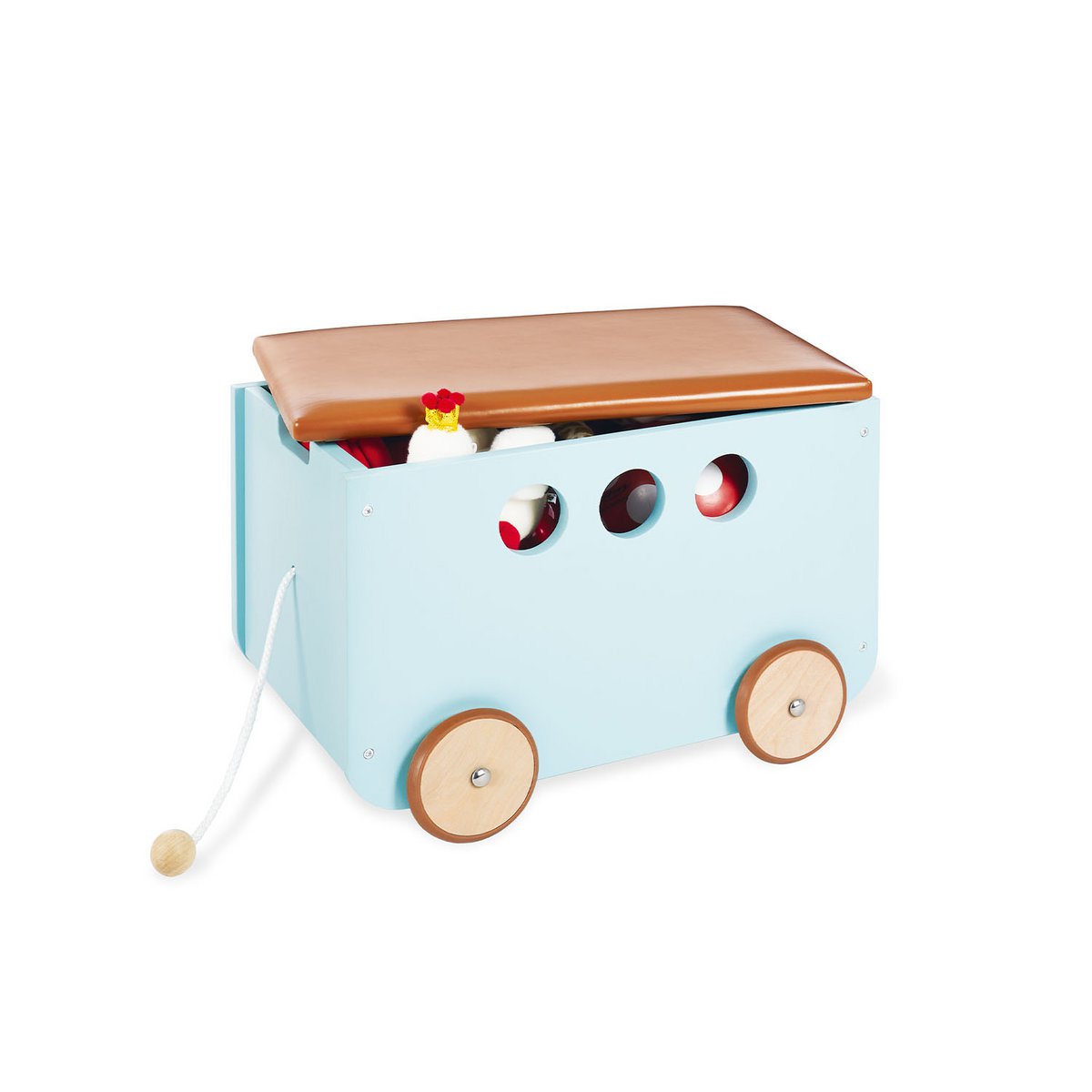 Pinolino Speelgoedkist Jim op Wielen – Mint