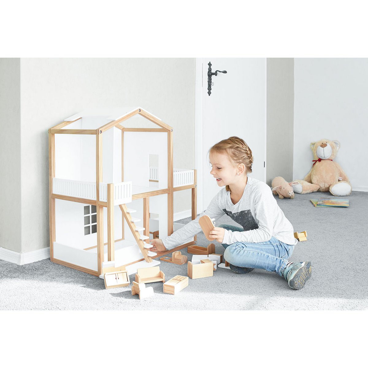 Pinolino Poppenhuis Ida – Wit