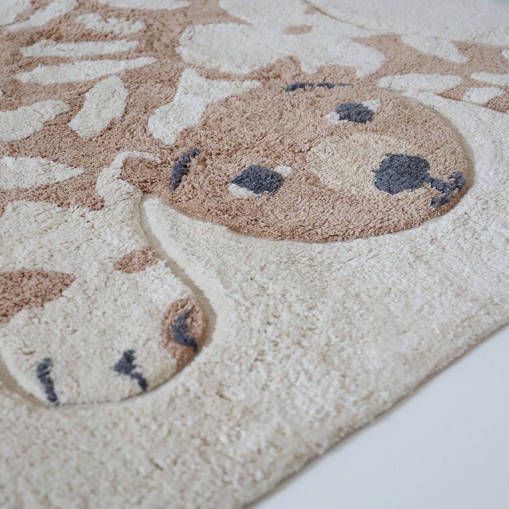 FLOWERBEAR wasbaar katoenen kindervloerkleed 100x150