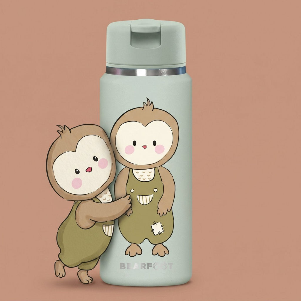 TINY Thermo kinderdrinkfles RVS - uil