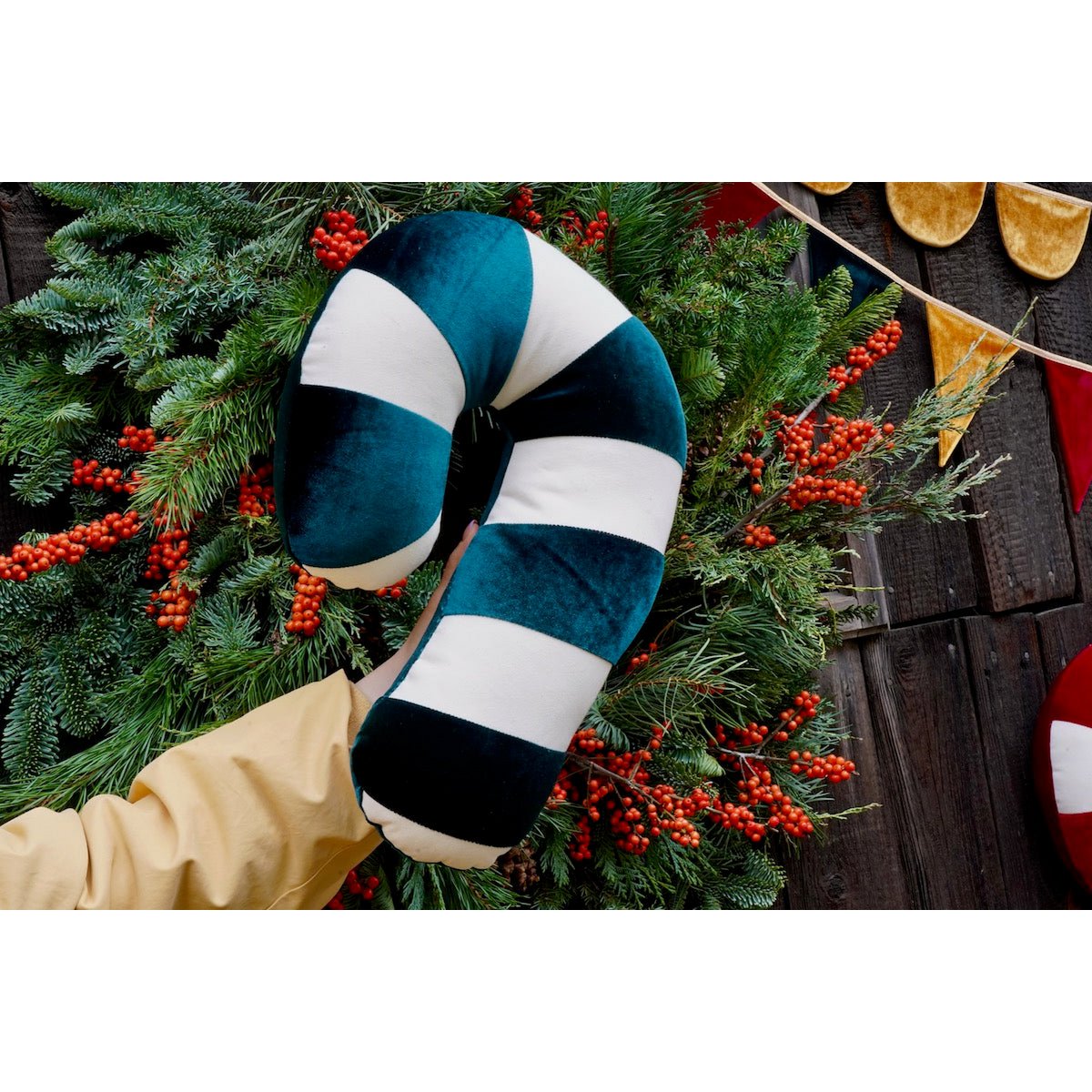 Moi Mili Sierkussen Candycane – Groen