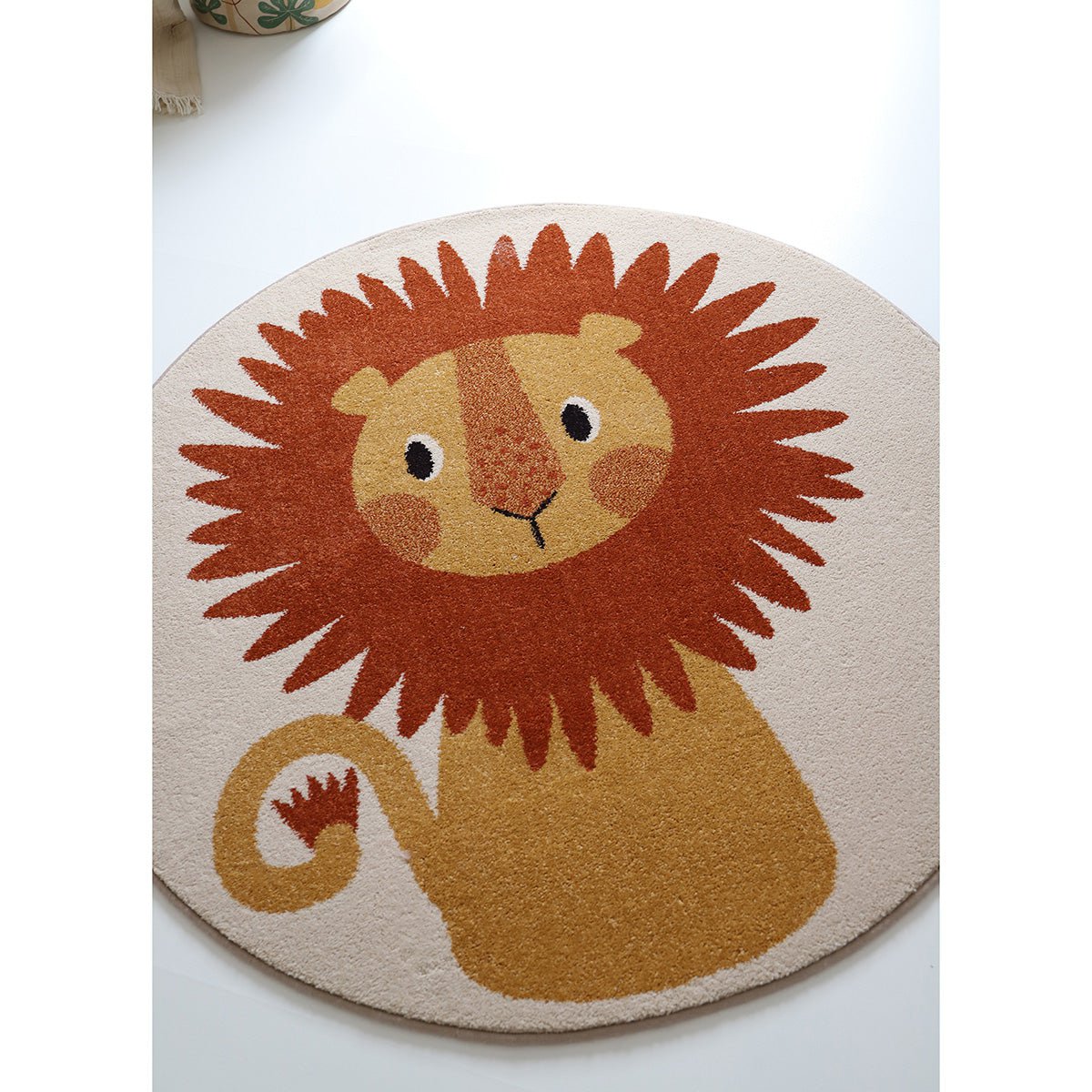 Round Children Tapijt Small Lion Tiaggo