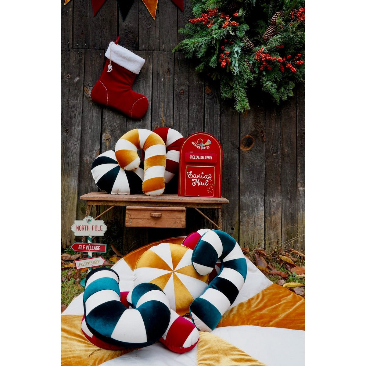 Moi Mili Sierkussen Candycane – Groen