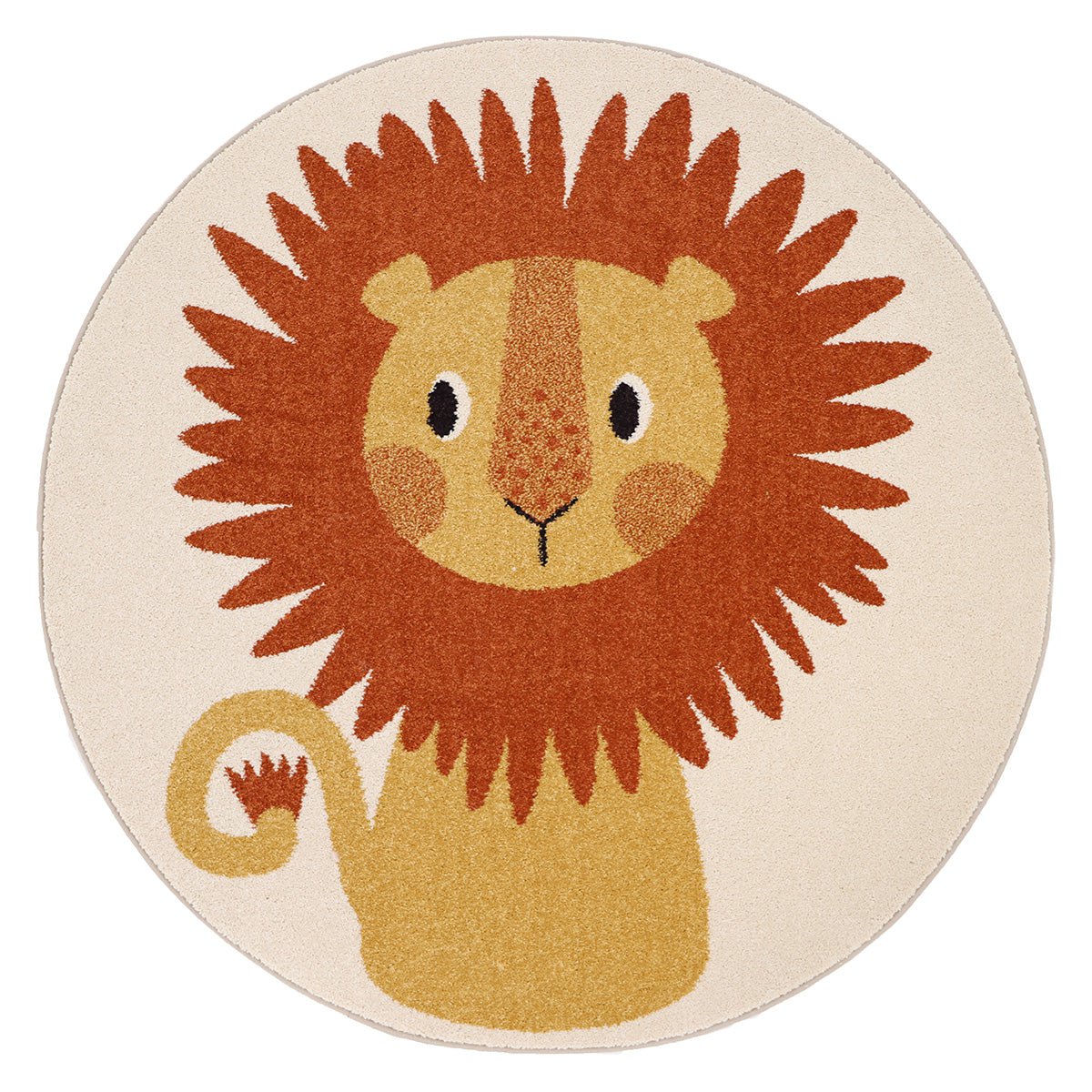 Round Children Tapijt Small Lion Tiaggo