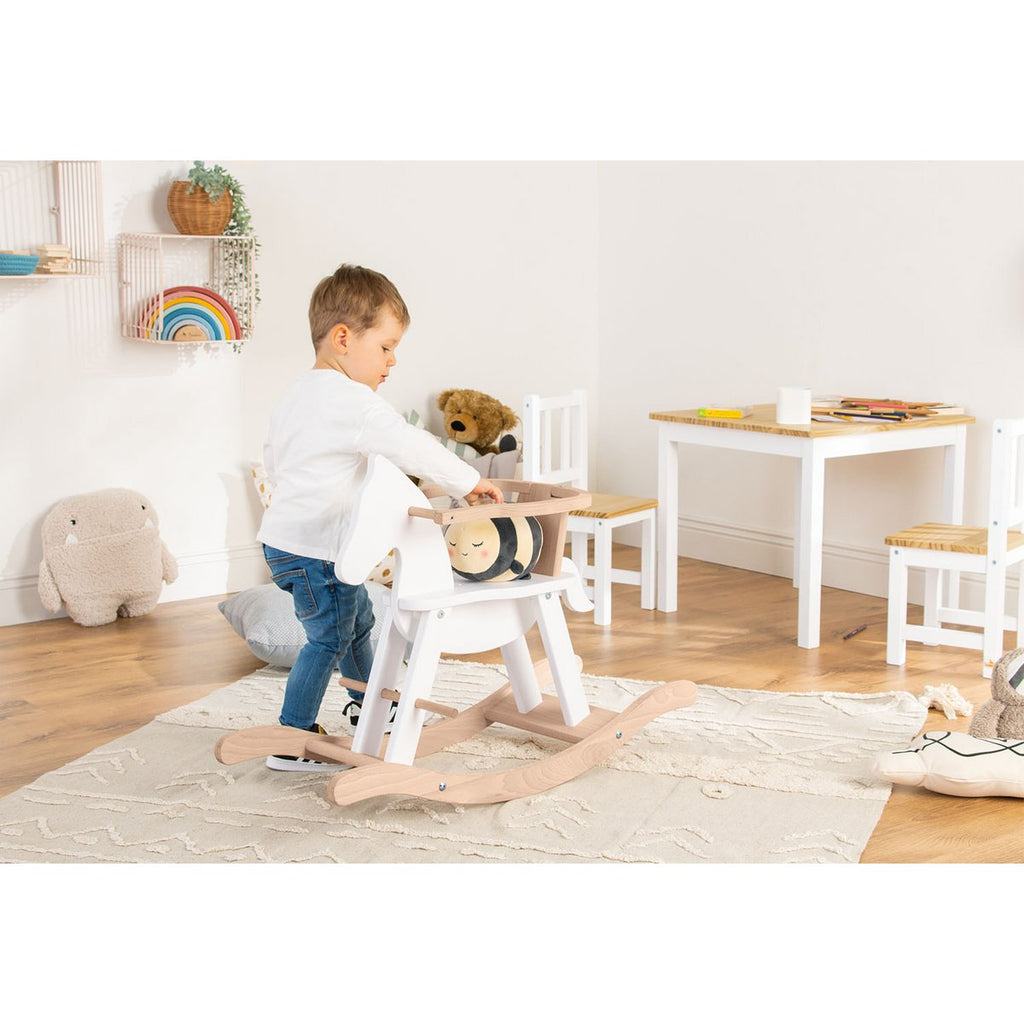 Pinolino Hobbypaard – Wit/Naturel