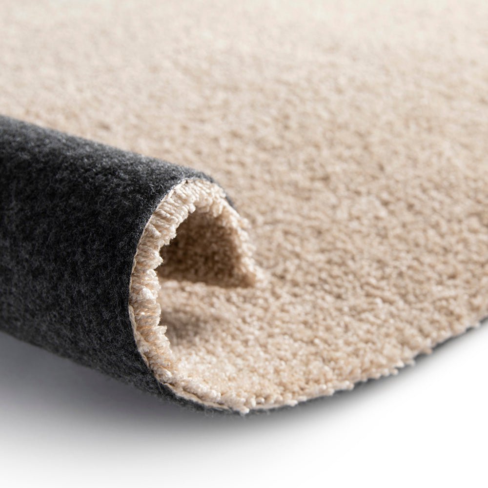 Machinewasbaar vloerkleed effen ETICO SABLE S