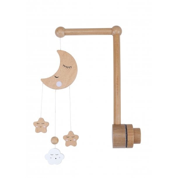 Houten mobiel voor Poppenbed