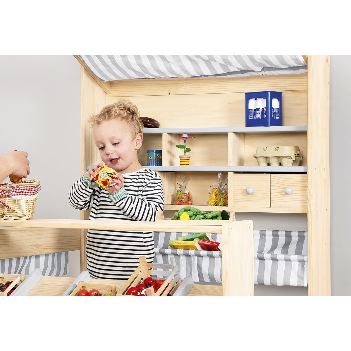 Pinolino Marktstand Lucy – Grijs