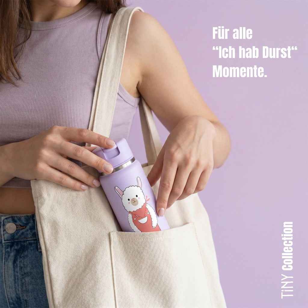 TINY Thermo Kinderdrinkfles RVS - Lama