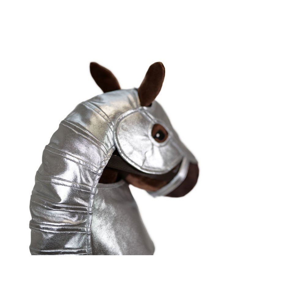 Harnas voor stokpaard, zilver