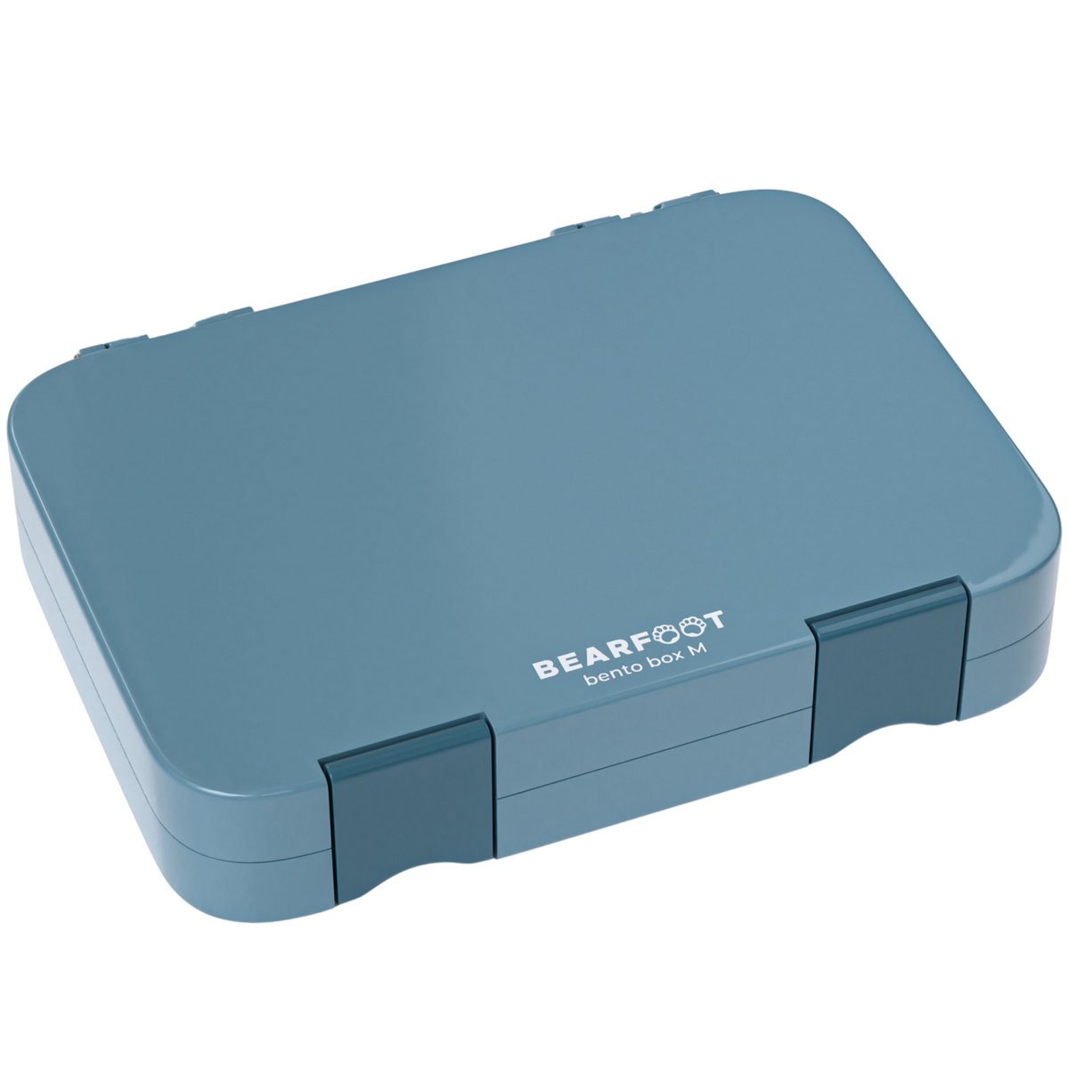 Kinderlunchbox met vakken, lunchbox, bentobox - blauw