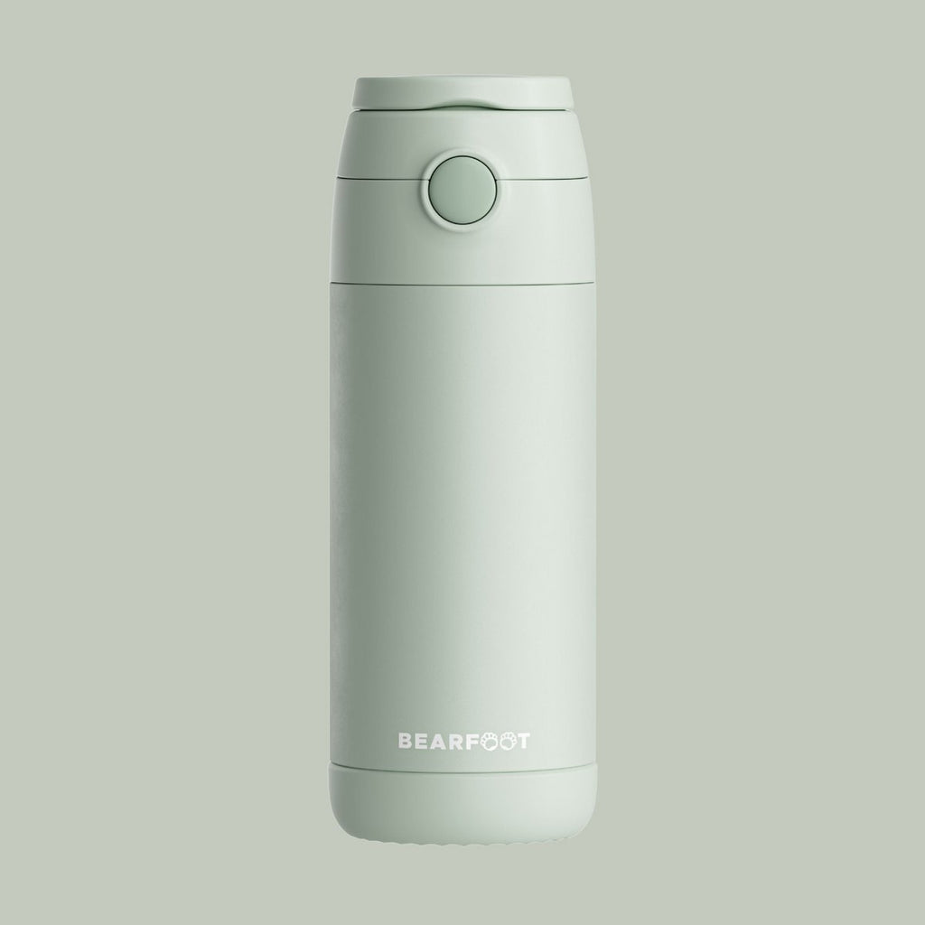 Thermo kinderdrinkfles RVS - groen