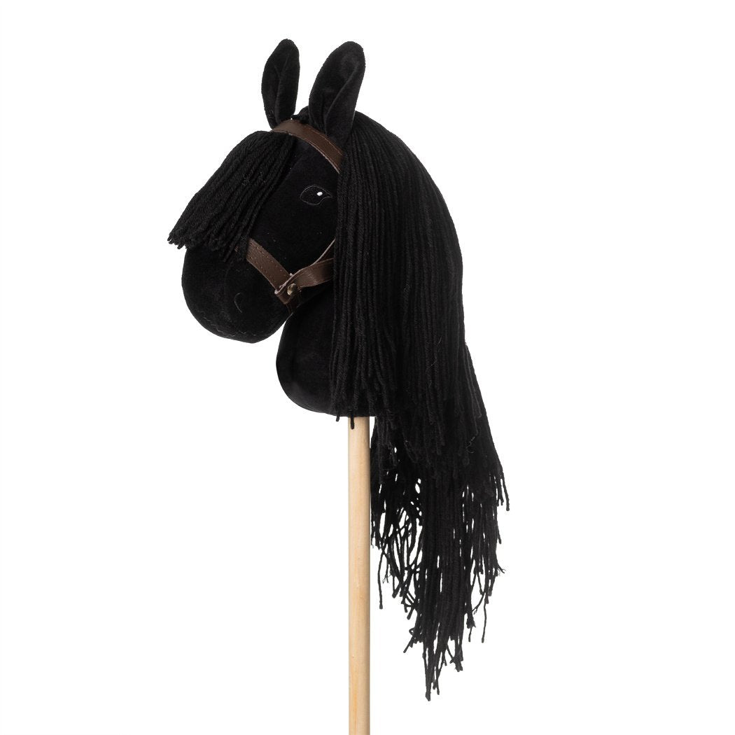 Stokpaard zwart 68cm