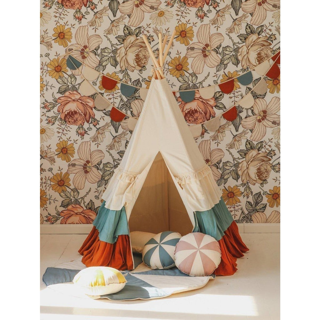Moi Mili Ronde Speelmat Candy – Blauw
