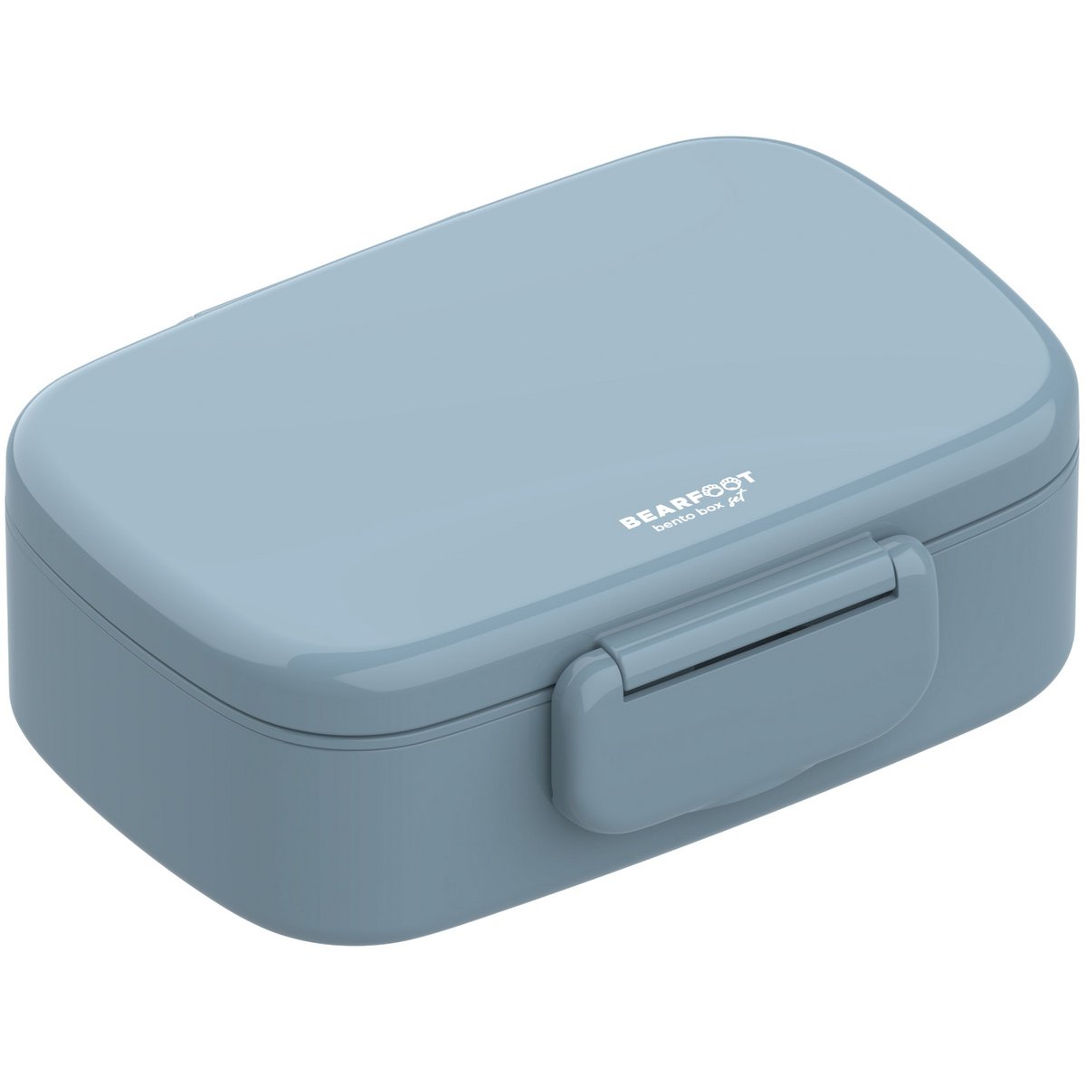 Kinderlunchbox met vakken, licht en lekvrij - blauw