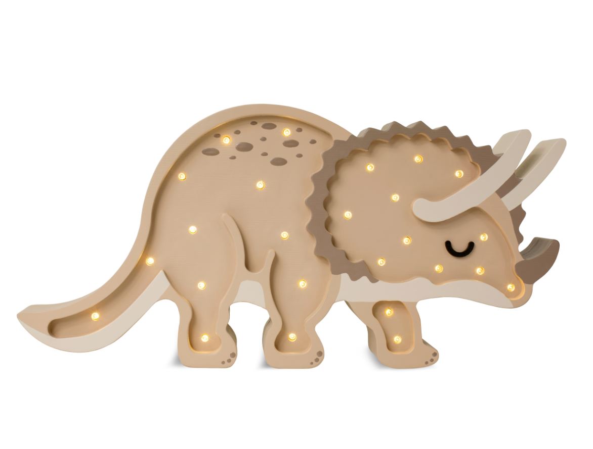 Little Lights Dino Triceratops LED lamp